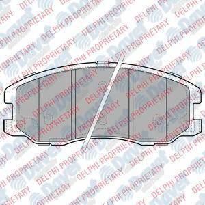 DELPHI LP1987 Fren Balatasi On (148mm) Captiva Antara 05-